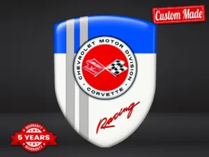 Corvette Vinilos Traseros Autos Carreras Estrella Alta Gama